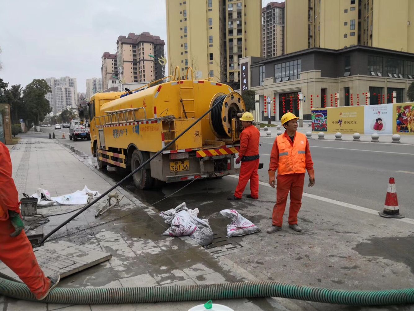 攸县排污管道清淤-管道清洗